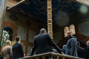 Participants of the ceremony honoring the memory of the victims of the Babyny Yar tragedy