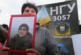 The action calling for the release of Ukrainian soldiers from captivity