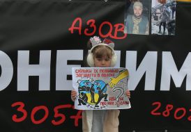 The action calling for the release of Ukrainian soldiers from captivity
