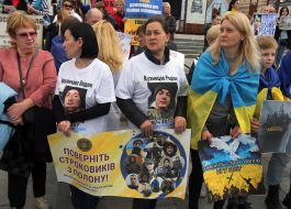 The action calling for the release of Ukrainian soldiers from captivity
