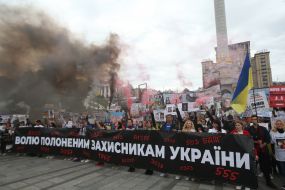 The action calling for the release of Ukrainian soldiers from captivity
