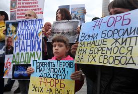 The action calling for the release of Ukrainian soldiers from captivity