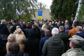 Церемония прощания с командиром "призраков Киева", военным летчиком Михаилом Матюшенко