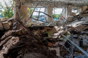 Труп российского солдата в селе Петропавловка