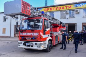 IVECO Magirus fire truck ladder