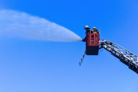 IVECO Magirus fire truck ladder