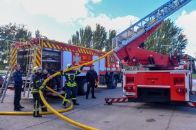 IVECO Magirus fire truck ladder