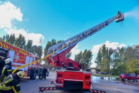 IVECO Magirus fire truck ladder