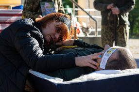 Farewell ceremony for the deceased soldier Alexander Zasiadko