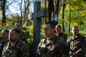 Farewell ceremony for the deceased soldier Alexander Zasiadko