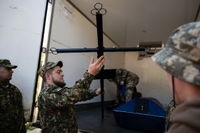 Farewell ceremony for the deceased soldier Alexander Zasiadko