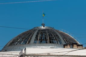 Consequences of rocket fire by the Russian occupiers in Kyiv