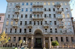 Consequences of rocket fire by the Russian occupiers in Kyiv