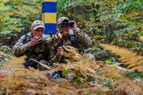 Военнослужащие Мукачевского пограничного отряда
