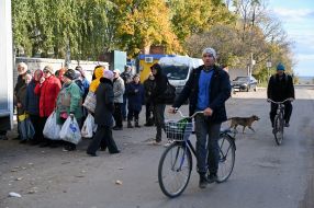 Local people in Kupyansk