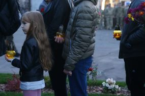 Opening of the monument in honor of Kyiv residents - defenders of Ukraine in Kyiv