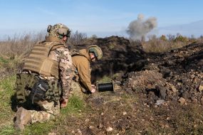 National Guard sappers detonate found anti-tank mines