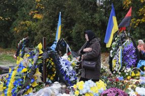 Церемония прощания с погибшим подполковником Дмитрием Кучинским