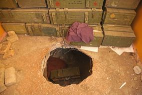 A destroyed school in the village of Lyubimivka (Kherson region), which was occupied by Russian occupiers