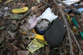 Former positions of the Russian army in the de-occupied village of Lyubimivka (Kherson region)