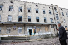 Hospital in the village of Novovorontsovka, Beryslav district, Kherson region