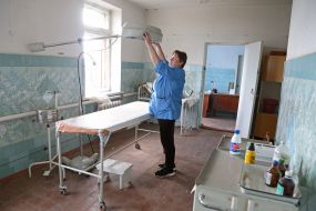 Hospital in the village of Novovorontsovka, Beryslav district, Kherson region