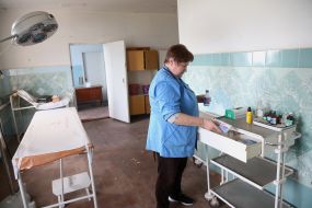 Hospital in the village of Novovorontsovka, Beryslav district, Kherson region