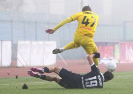 Soccer. Championship of Ukraine. FC "Metallist" (Kharkiv) and FC "Kryvbas" (Krivoy Rog)