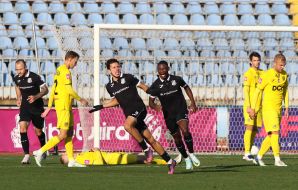Soccer. Championship of Ukraine. FC "Metallist" (Kharkiv) and FC "Kryvbas" (Krivoy Rog)