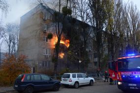 Consequences of the rocket attack on Kyiv