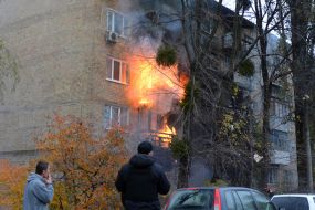 Consequences of the rocket attack on Kyiv