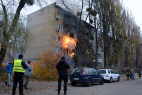 Consequences of the rocket attack on Kyiv