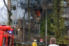 Consequences of the rocket attack on Kyiv