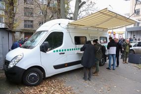 Work of the mobile service center in de-occupied Kherson