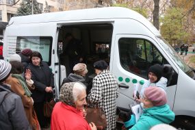 Work of the mobile service center in de-occupied Kherson