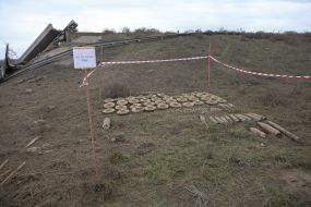 Demining in the Kherson region