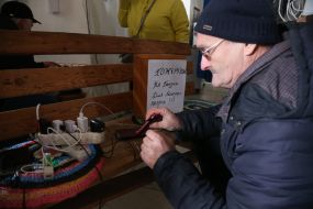 Volunteer point in Kherson