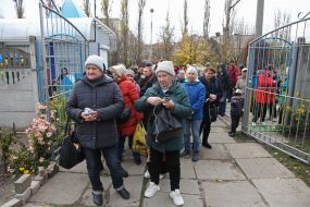 Volunteer point in Kherson