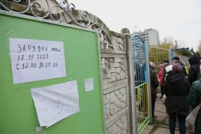 Volunteer point in Kherson