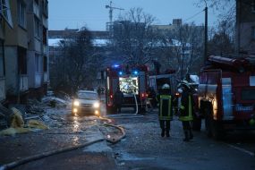 Consequences of rocket fire by the Russian occupiers in Vyshgorod