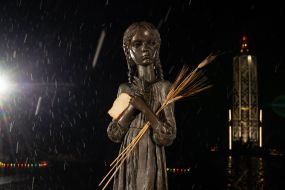 Sculpture "Bitter Memory of Childhood" on the Day of Remembrance of the Victims of the Holodomors