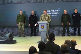 Briefing of representatives of the Security and Defense Forces of Ukraine