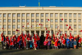 A charity parade with the slogan "Meet Mykola - Help the Armed Forces of Ukraine"