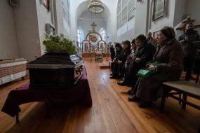 Farewell ceremony for Ukrainian children's writer Volodymyr Vakulenko
