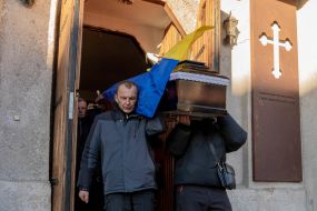 Farewell ceremony for Ukrainian children's writer Volodymyr Vakulenko