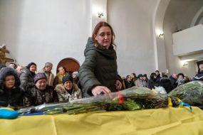 Farewell ceremony for Ukrainian children's writer Volodymyr Vakulenko