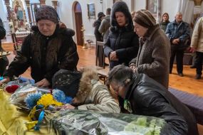 Farewell ceremony for Ukrainian children's writer Volodymyr Vakulenko