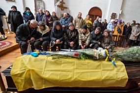 Farewell ceremony for Ukrainian children's writer Volodymyr Vakulenko