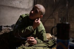 Servicemen of the Carpathian Sich battalion