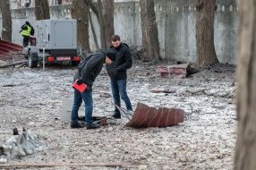 Последствия обстрела Киева